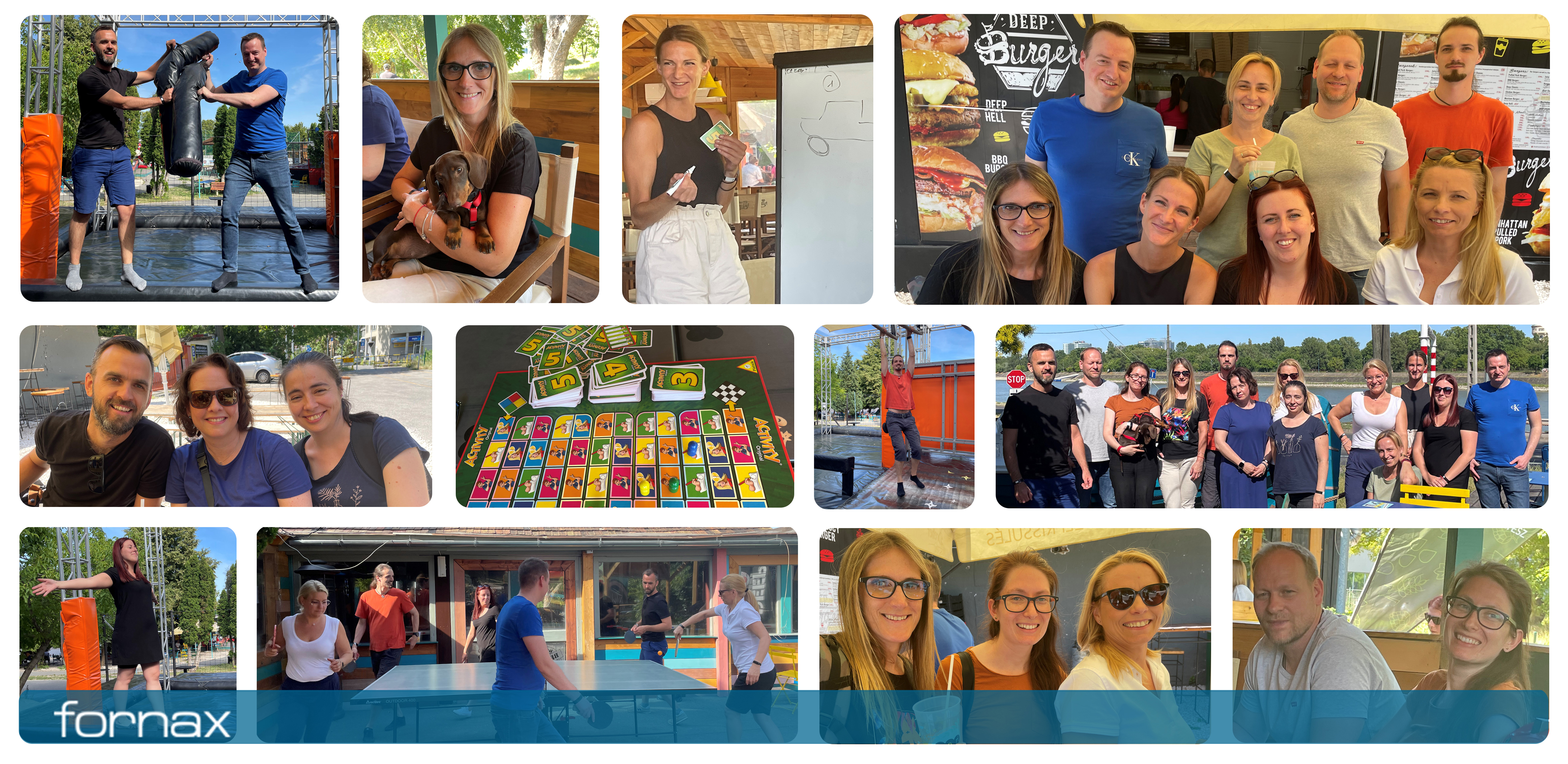The finance team of the Fornax company group greeted the summer with a team building