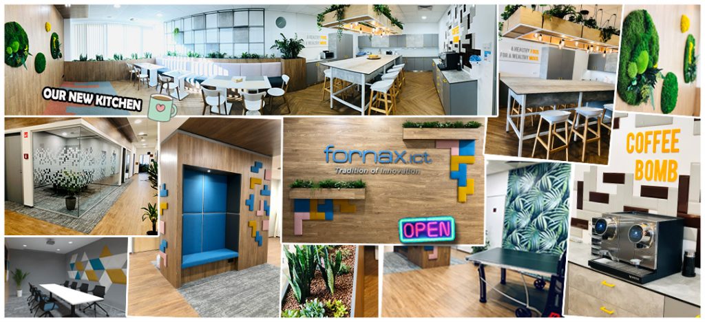 Practical and ergonomic solutions - complete office renovation at Fornax ICT